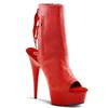 Pleaser - DELIGHT1018 Bottes de plateforme - Rouge Product image